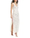 Red Carter Tank Cover-up Dress In Papyrus