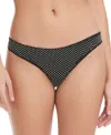 Red Carter Women's Classic Hipster Bikini Bottoms In Black