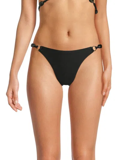 RED CARTER WOMEN'S O-RING STRETCH BIKINI BOTTOM