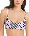 Red Carter Check Me Out Bralette Swim Top In Grace Multi