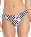 Red Carter Check Me Out Scoop Swim Bottoms In Grace Multi