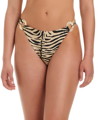 Red Carter Women's Sumatra Island Basic Hipster Swim Bottoms In Black Multi
