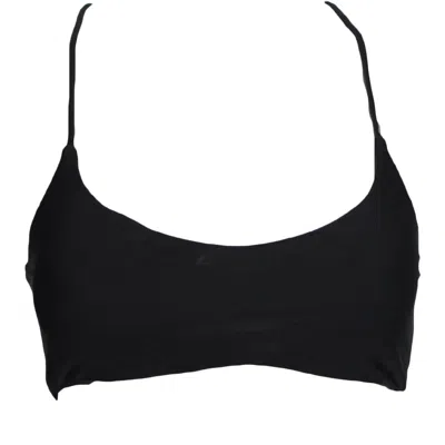 Red Carter Womens Cut-out Racerback Swim Top Separates In Black