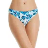 Red Carter Womens Floral Beach Bikini Swim Bottom In Multi