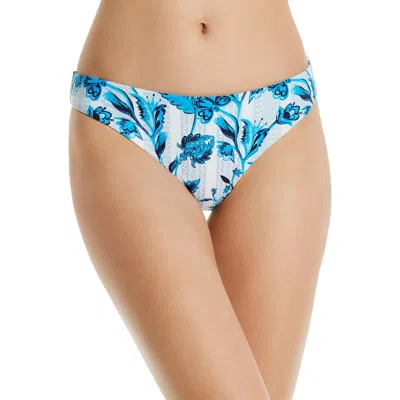Red Carter Womens Floral Beach Bikini Swim Bottom In Multi