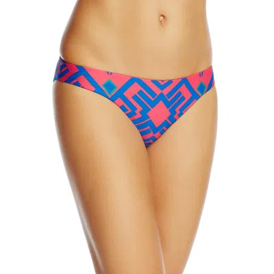Red Carter Womens Hipster Reversible Swim Bottom Separates In Pink