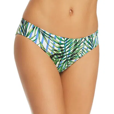 Red Carter Womens Printed Bikini Swim Bottom Separates In Green