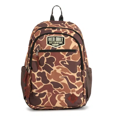 Red Dirt Hat Co. Duck Camo Print Backpack In Multi