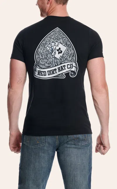 Red Dirt Hat Co. Men's Hold 'em Black Graphic T-shirt