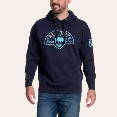 Red Dirt Hat Co. Men's Navy Classic Logo Graphic Hoodie In Blue