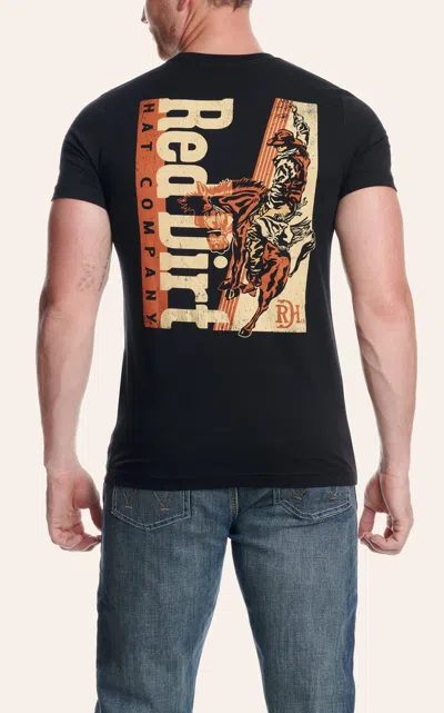Red Dirt Hat Co. Men's Smoked Black Graphic T-shirt