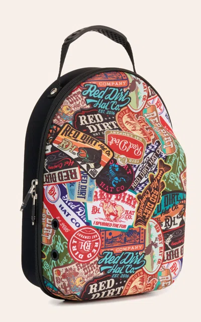 Red Dirt Hat Co. Multi-color Patch Smash Cap Carrier & Sunglass Case