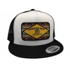 Red Dirt Hat Company Men's Aztec Anderson Bean Adjustable Snapback Hat In White In White