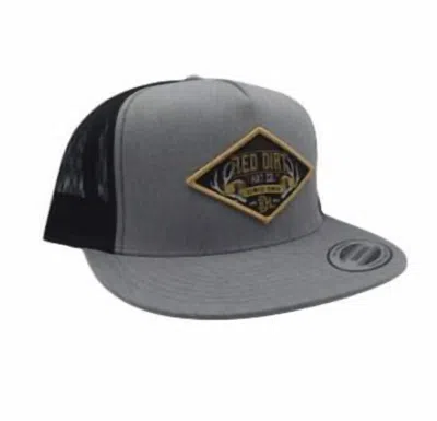 Red Dirt Hat Company Unisex Antlers Heater 5 Panel Cap In Grey In Gray