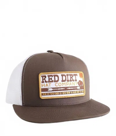 Red Dirt Hat Company Unisex Arrows Trucker Hat In Brown