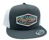 Red Dirt Hat Company Unisex Mesh Backing Lasso Hat In Charcoal & White In Multi