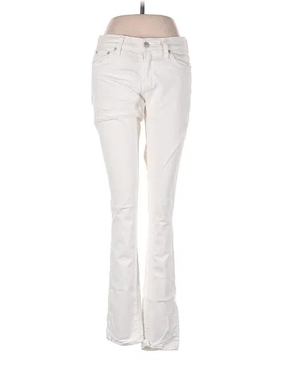 Pre-owned Red Engine Jeans In White