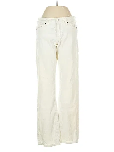 Pre-owned Red Engine Jeans In White