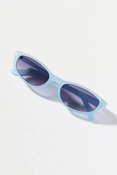 Red Eyewear Slim Sporty Sunglasses In Blue