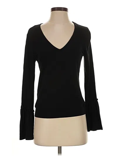 Pre-owned Red Haute 3/4 Sleeve T-shirt In Black