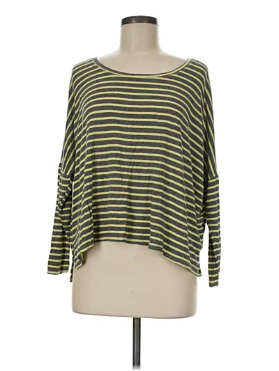 Pre-owned Red Haute 3/4 Sleeve T-shirt In Green