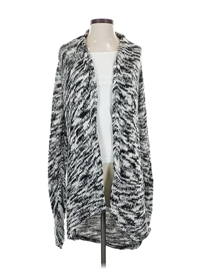 Pre-owned Red Haute Cardigan Sweater In Silver