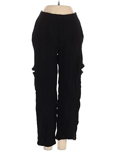 Pre-owned Red Haute Cargo Pants In Black