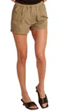 Red Haute Cargo Short In Army In Green