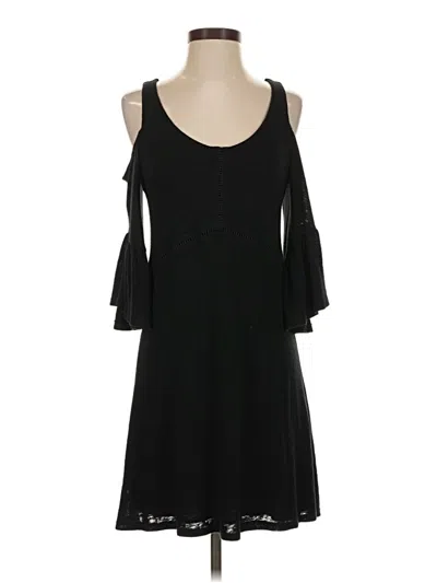 Pre-owned Red Haute Casual Dress In Black