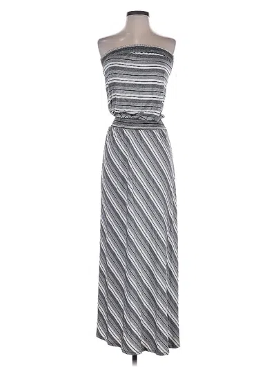 Pre-owned Red Haute Casual Dress In Gray