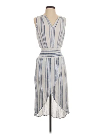 Pre-owned Red Haute Casual Dress In Gray