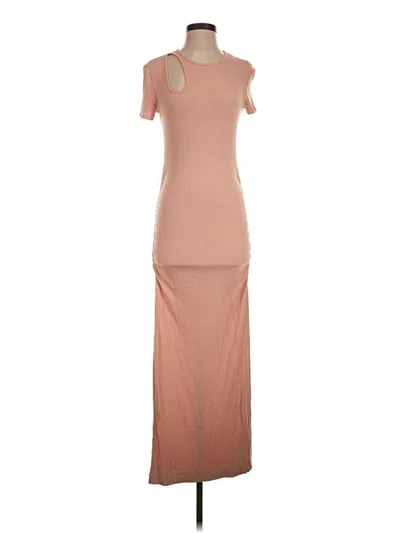 Pre-owned Red Haute Casual Dress In Tan