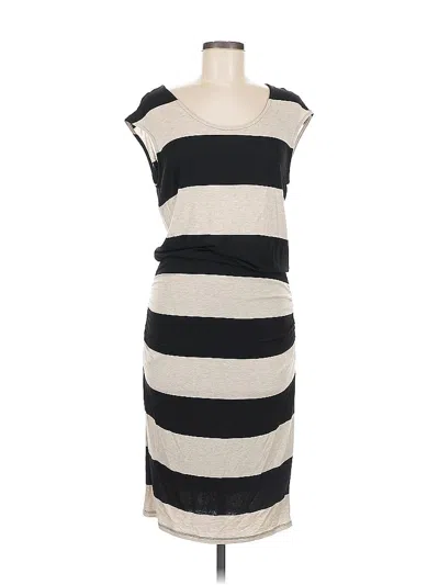 Pre-owned Red Haute Casual Dress In White