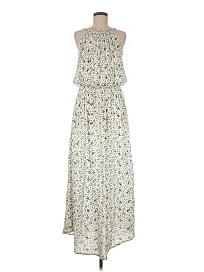 Pre-owned Red Haute Casual Dress In White