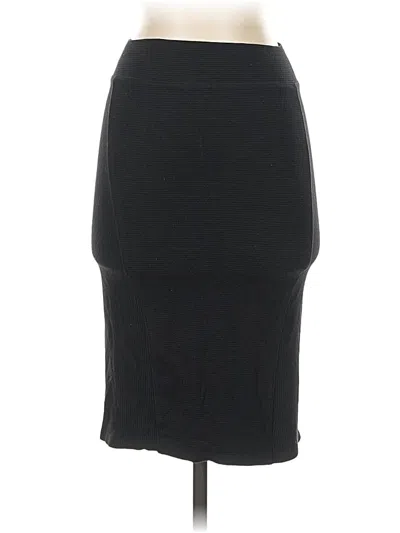 Pre-owned Red Haute Formal Skirt In Black