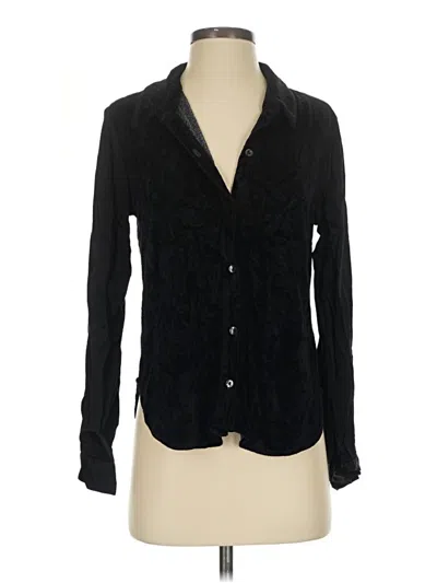 Pre-owned Red Haute Long Sleeve Blouse In Black