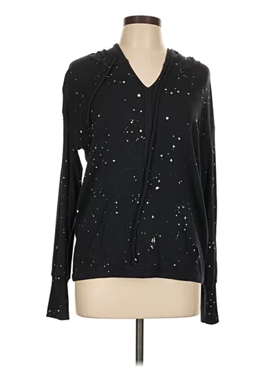 Pre-owned Red Haute Long Sleeve Polo Shirt In Black