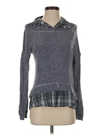 Pre-owned Red Haute Long Sleeve Top Gray Cowl Neck Tops