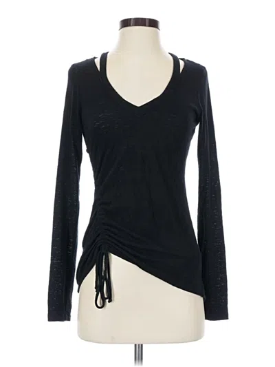 Pre-owned Red Haute Long Sleeve T-shirt In Black