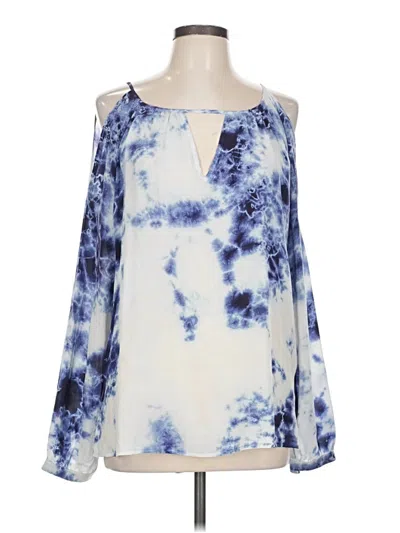 Pre-owned Red Haute Sleeveless Blouse In Blue