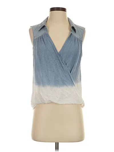Pre-owned Red Haute Sleeveless Blouse In Blue