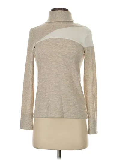 Pre-owned Red Haute Turtleneck Sweater In Tan