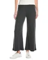 Red Haute Waffle Knit Wide-leg Pant In Gray
