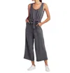 Red Haute Wide Leg Jumpsuit In Gray In Grey