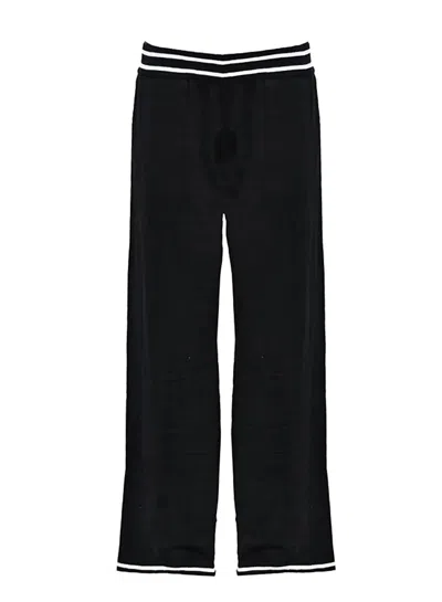 Red Haute Women's Lounge Pants In Black