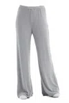 Red Haute Women's Wide Leg Pant In Gray In Gray