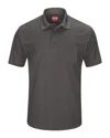 Red Kap Short Sleeve Performance Knit Pocket Polo In Pink