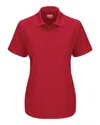 Red Kap Women's Short Sleeve Performance Knit Pocketless Core Polo In Red