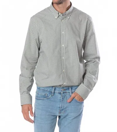 Red Label By Patrol Jeans Dress Long Sleeve Shirts In Olive In Green