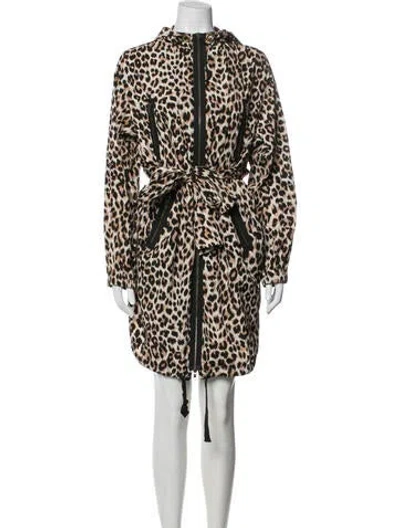 Pre-owned Red Valentino Animal Print Coat